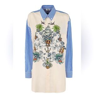 Etro silk and cotton button down shirt